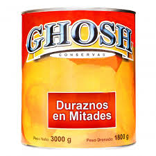 Ghosh Duraznos/Mitades 3kg